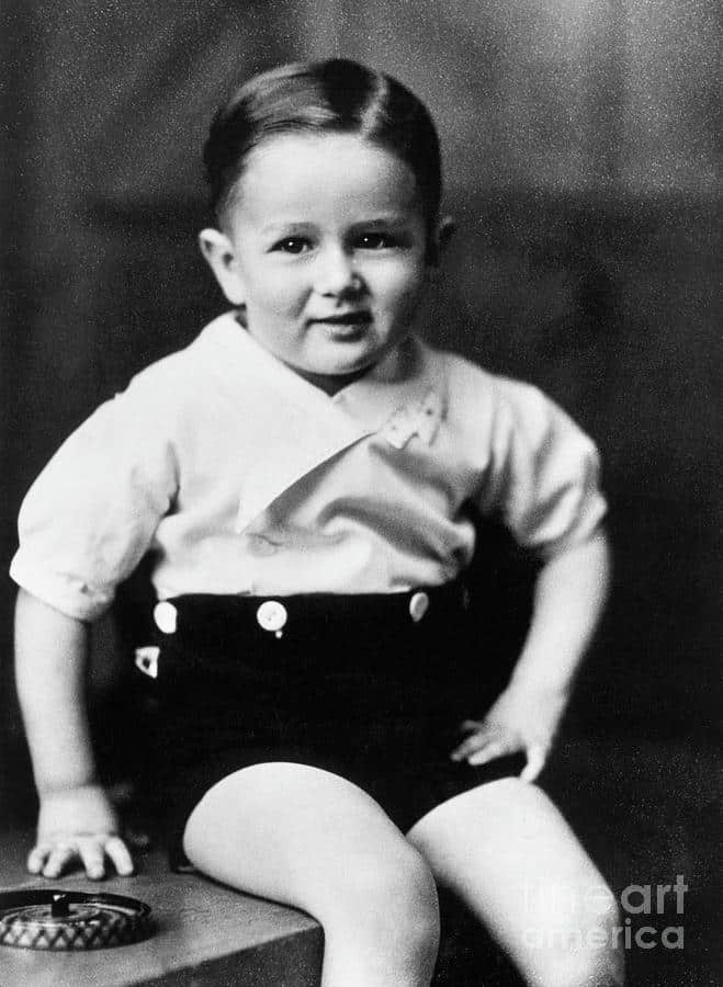 James Dean As A Toddler by Bettmann