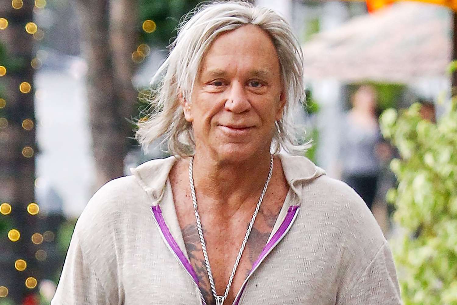 Mickey Rourke Shares Photo After Accident Leaves Him with Gash on Face