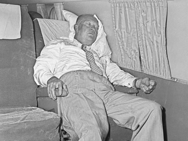 dwight eisenhower sleeping