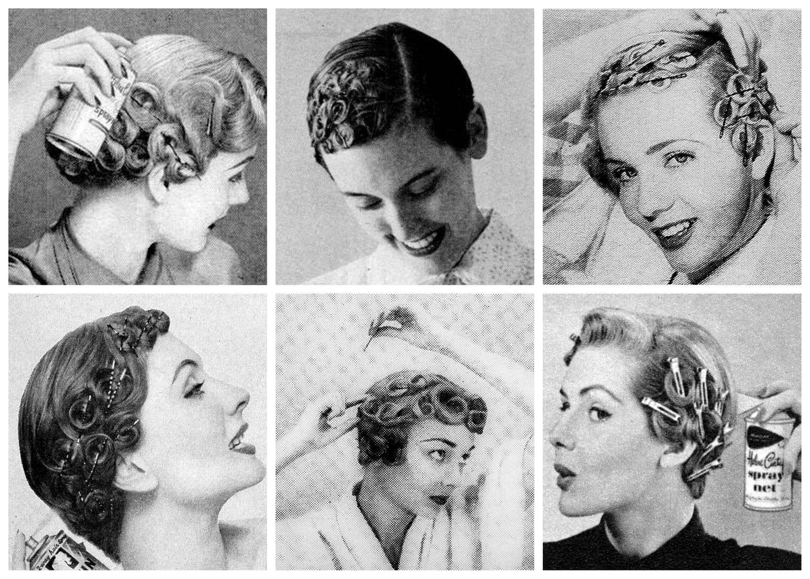 How to create a classy retro hairstyle with pin curls like they did in the 1940s & 50s - Click Americana