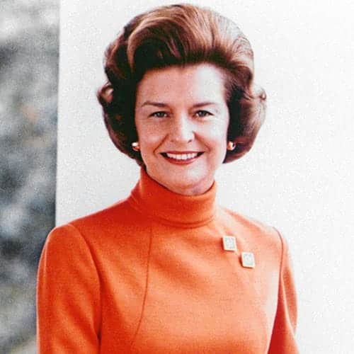 Betty Ford - Center, Husband & First Lady