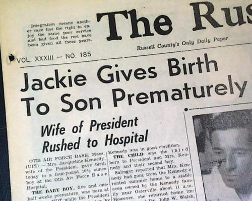 Happy Heavenly Birthday to Patrick Bouvier Kennedy • August 7, 1963 🎂 : r/ JFK