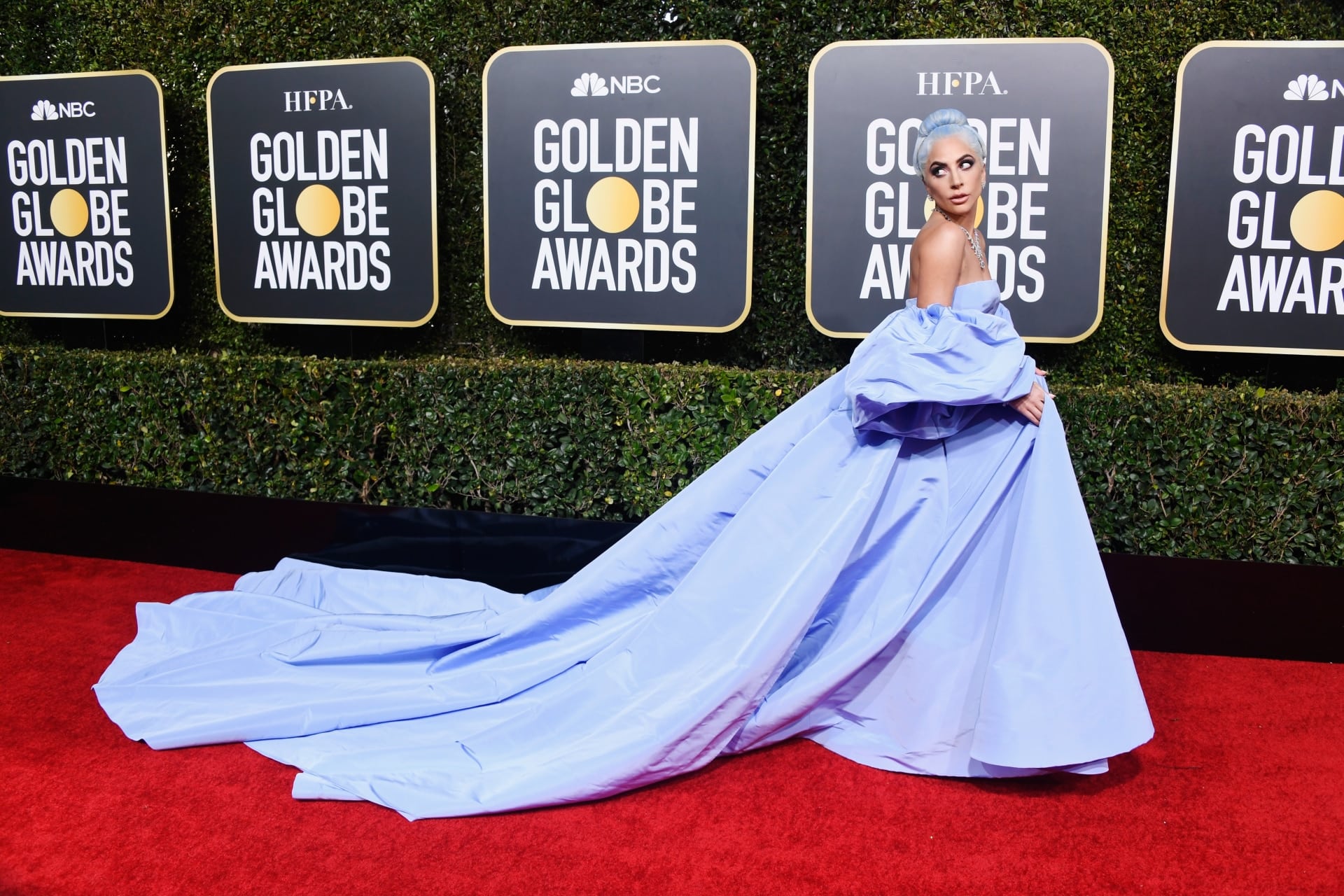 Image credits: Getty Images11. Lady Gaga (2019)
Event: The Golden Globes
Designer: Valentino
Cost of the red carpet look: $198,846