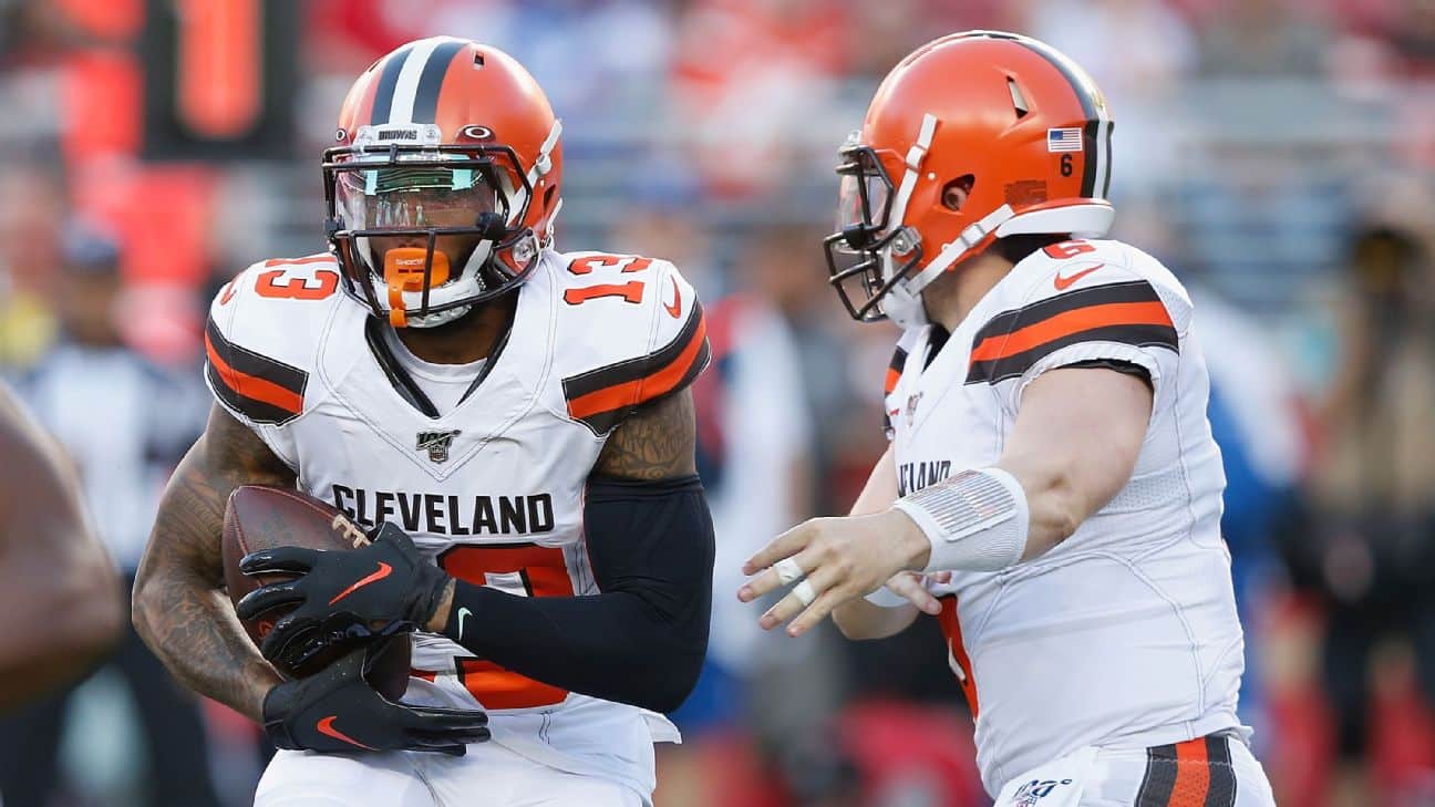 Odell Beckham Junior's dad posts video showing Baker Mayfield not passing  to OBJ - ESPN