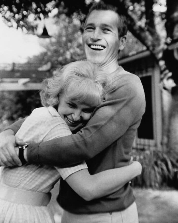 Joanne Woodward And Paul Newman At Their Hollywood Home, 1965