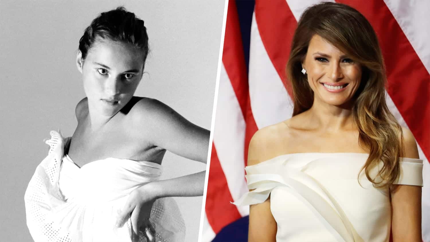 See photos of young Melania Trump's early career as a model at 16