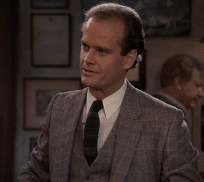 Kelsey Grammer in 1984. His first appearance in Cheers as Dr Frasier Crane.  : r/Frasier