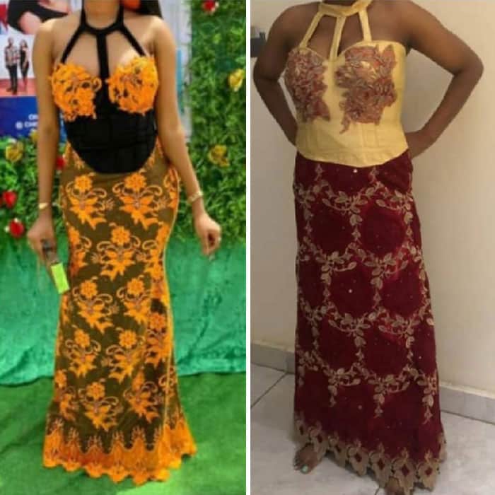 Side-by-side comparison of ordered versus received dresses showing a major hilarious fail in clothing design and color. Side-by-side comparison of ordered versus received dresses showing a major hilarious fail in clothing design and color.