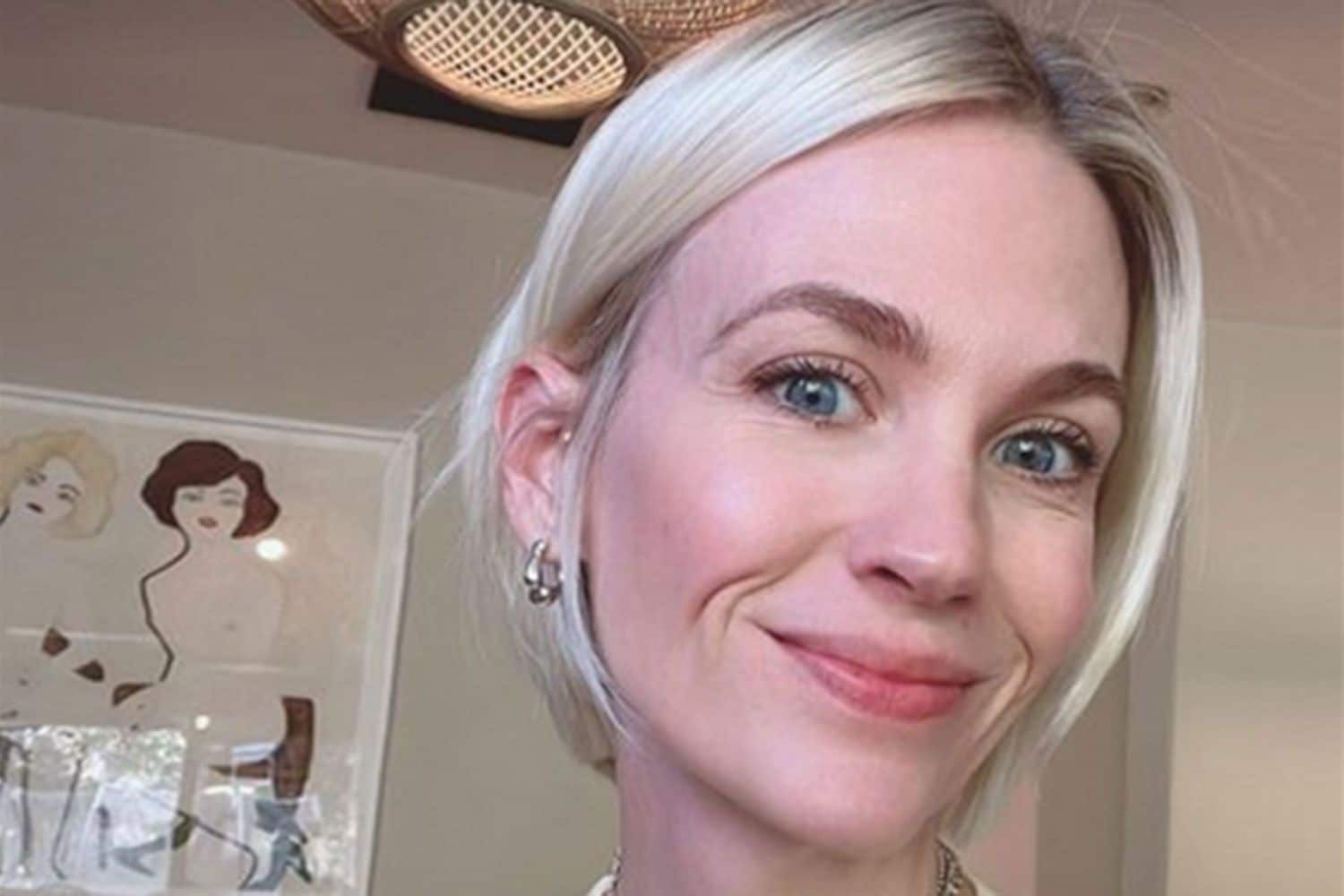 January Jones Gets Fresh Haircut to Celebrate 46th Birthday