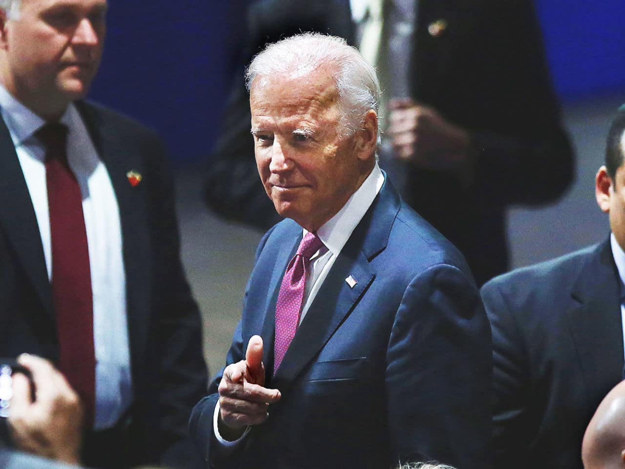 On the Unfailing Charm of Joe Biden's Pointing