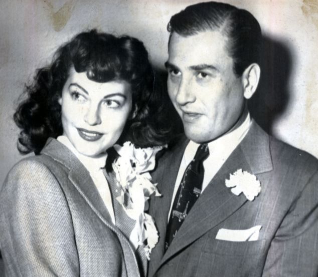 Howard Hughes punched Ava in the face - so she smashed an onyx ashtray over  his head