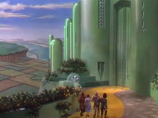 The gates of Emerald City from The Wizard of Oz (1939)