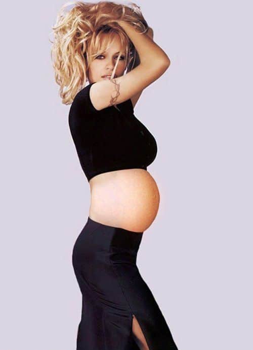 Pregnant Pamela Anderson
