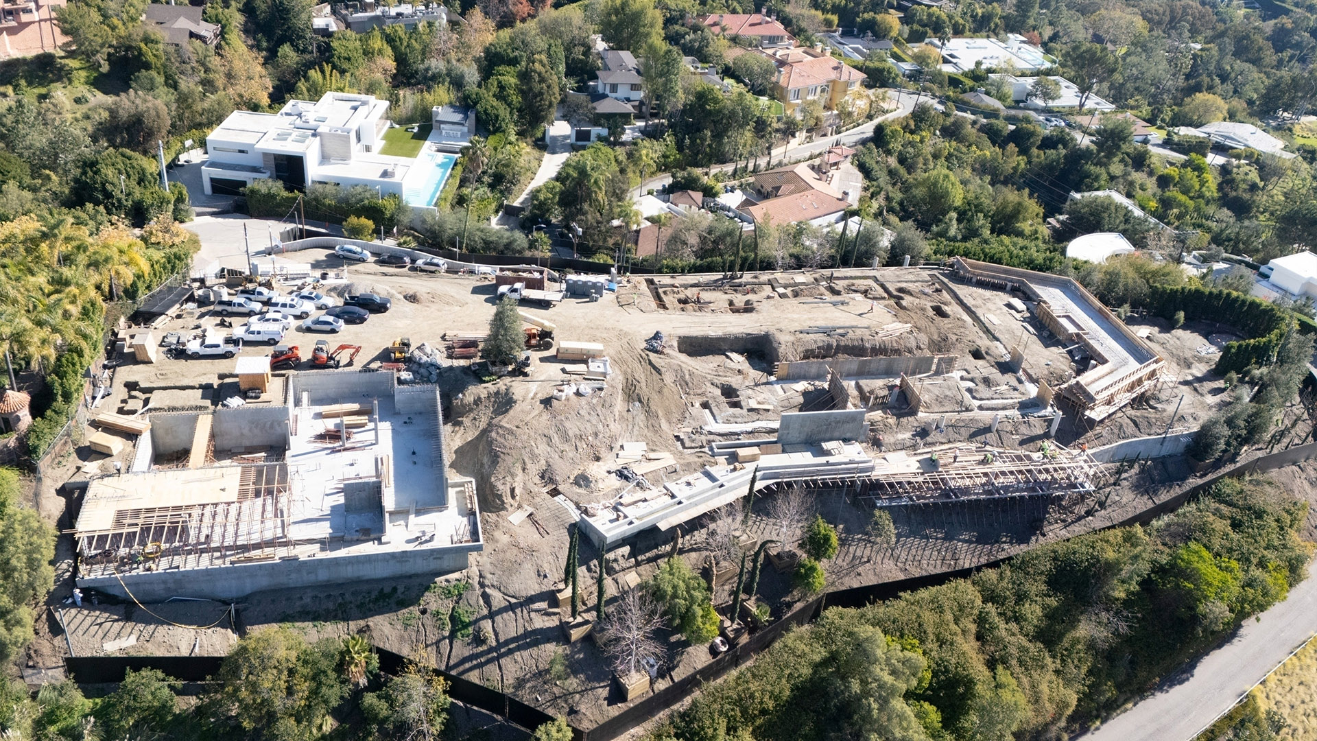 Inside LeBron James' $37m mansion rebuild as major development begins to take shape in Beverly Hills