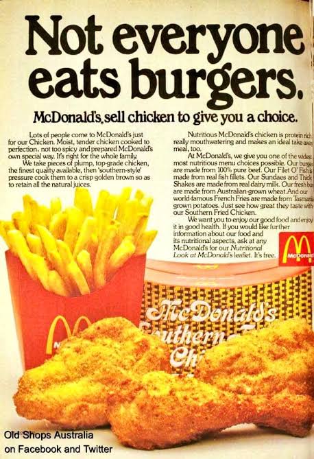 I may be showing my age but anyone remember when Maccas sold fried chicken  too? : r/AustralianNostalgia