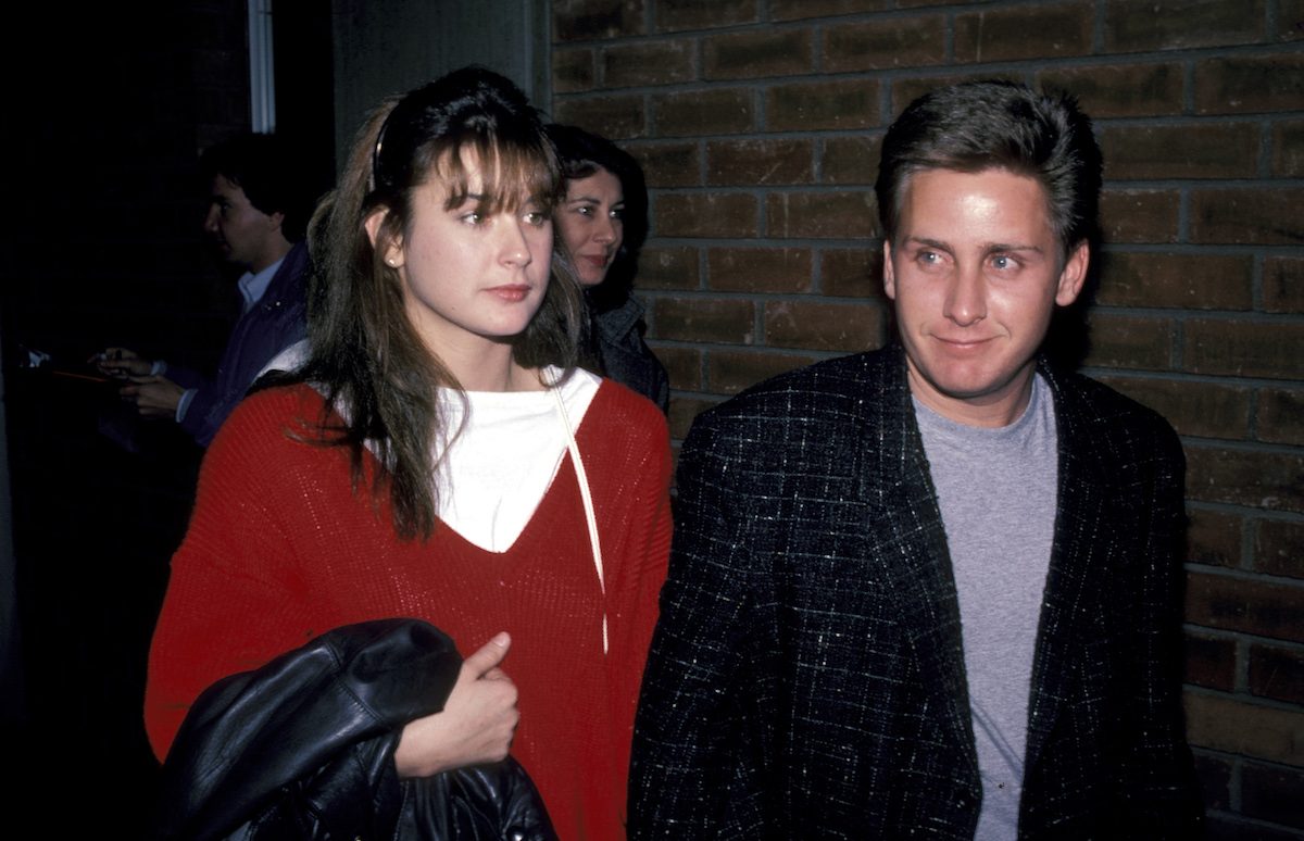 Demi Moore Found Emilio Estevez Was Cheating After Sending Wedding Invites