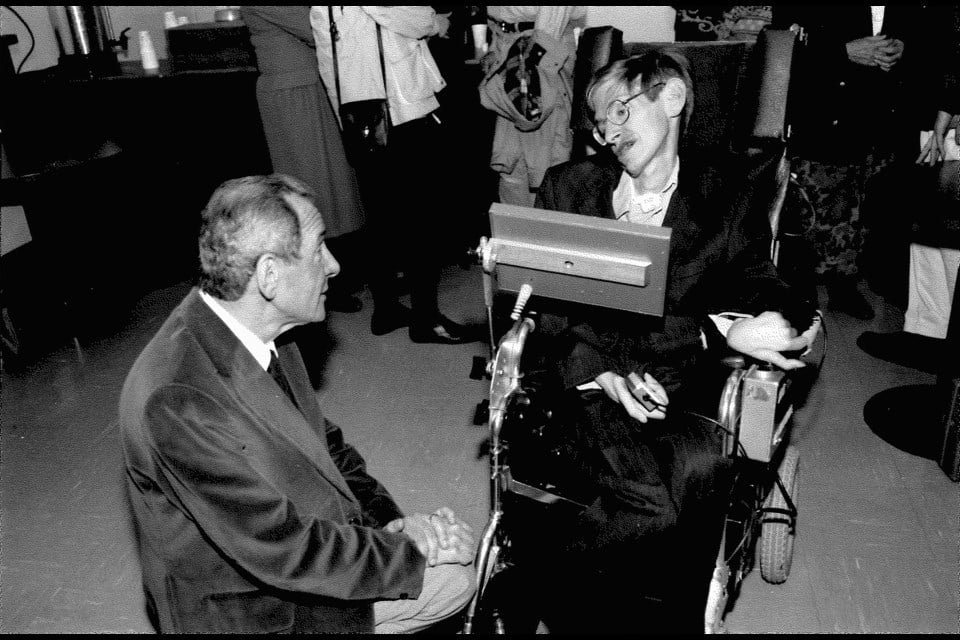 My friend, the genius: Piece of Stephen Hawking history almost lost to time  - Victoria Times Colonist