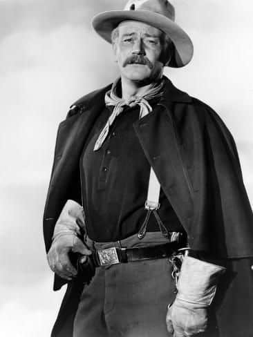Foto: SHE WORE A YELLOW RIBBON, 1949, dirigida por JOHN FORD, John Wayne (foto en blanco y negro): 32x24 in