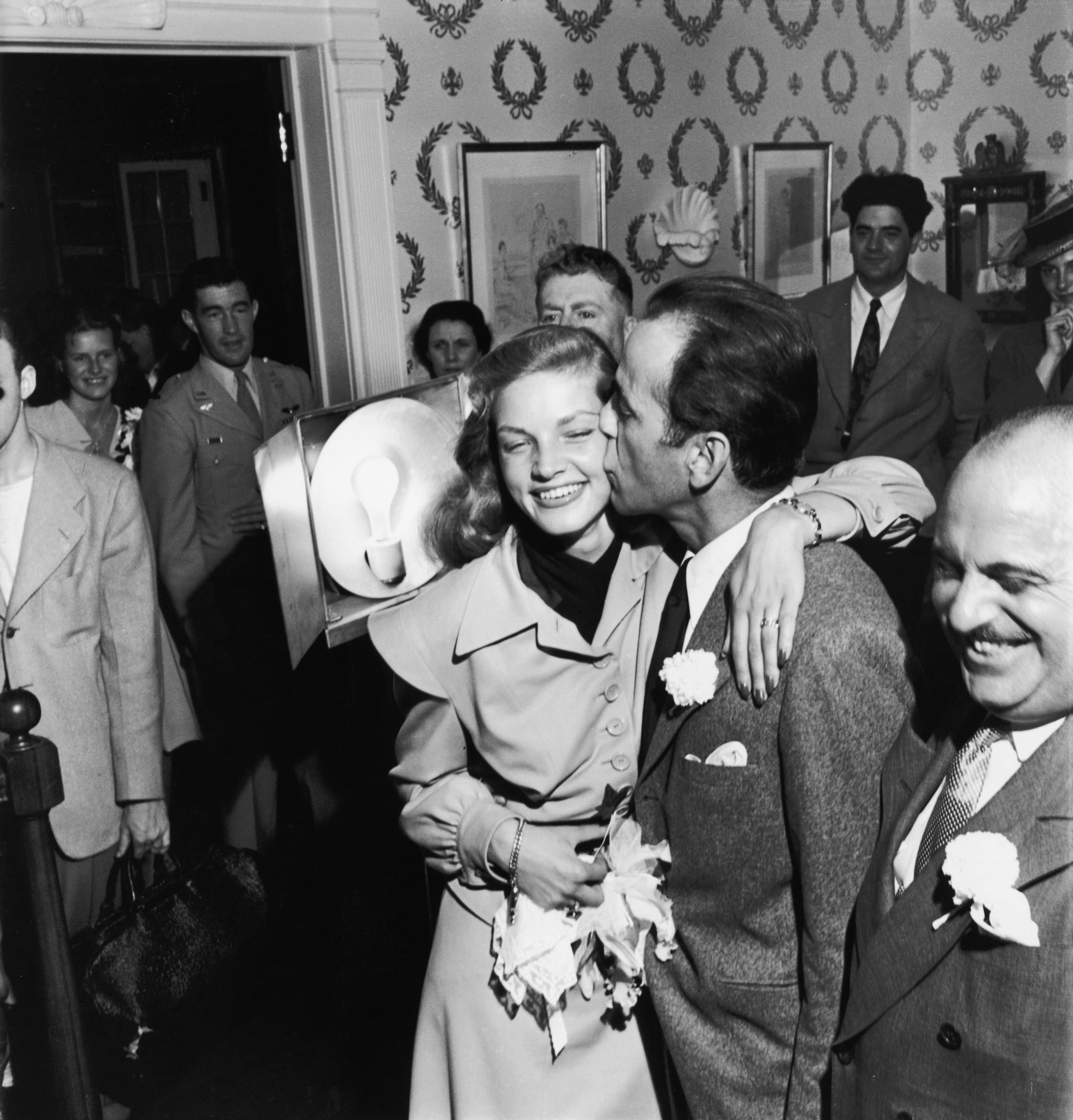 Photos From Humphrey Bogart and Lauren Bacall's Wedding Day