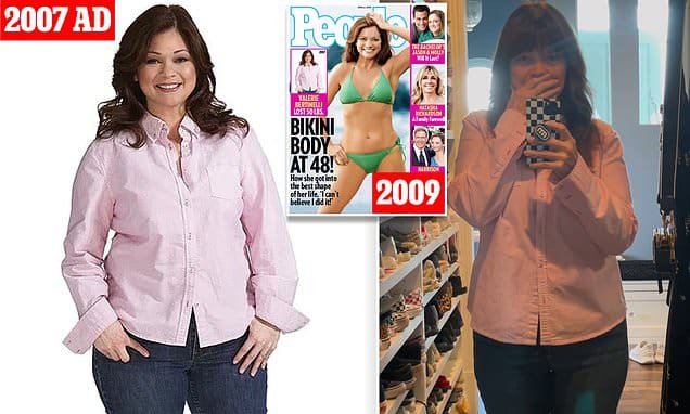 Valerie Bertinelli, 63, models the same 'FAT clothes' she wore in 'before  photo' for 2007 Jenny Craig weight loss ad - as she opens up about how  she's finally learned to embrace